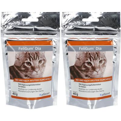 Feligum Dia Kaudrops f.Katzen 2x 2x40 g Kautabletten
