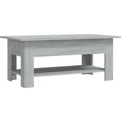 vidaXL Couchtisch Grau Sonoma 102x55x42 cm Holzwerkstoff
