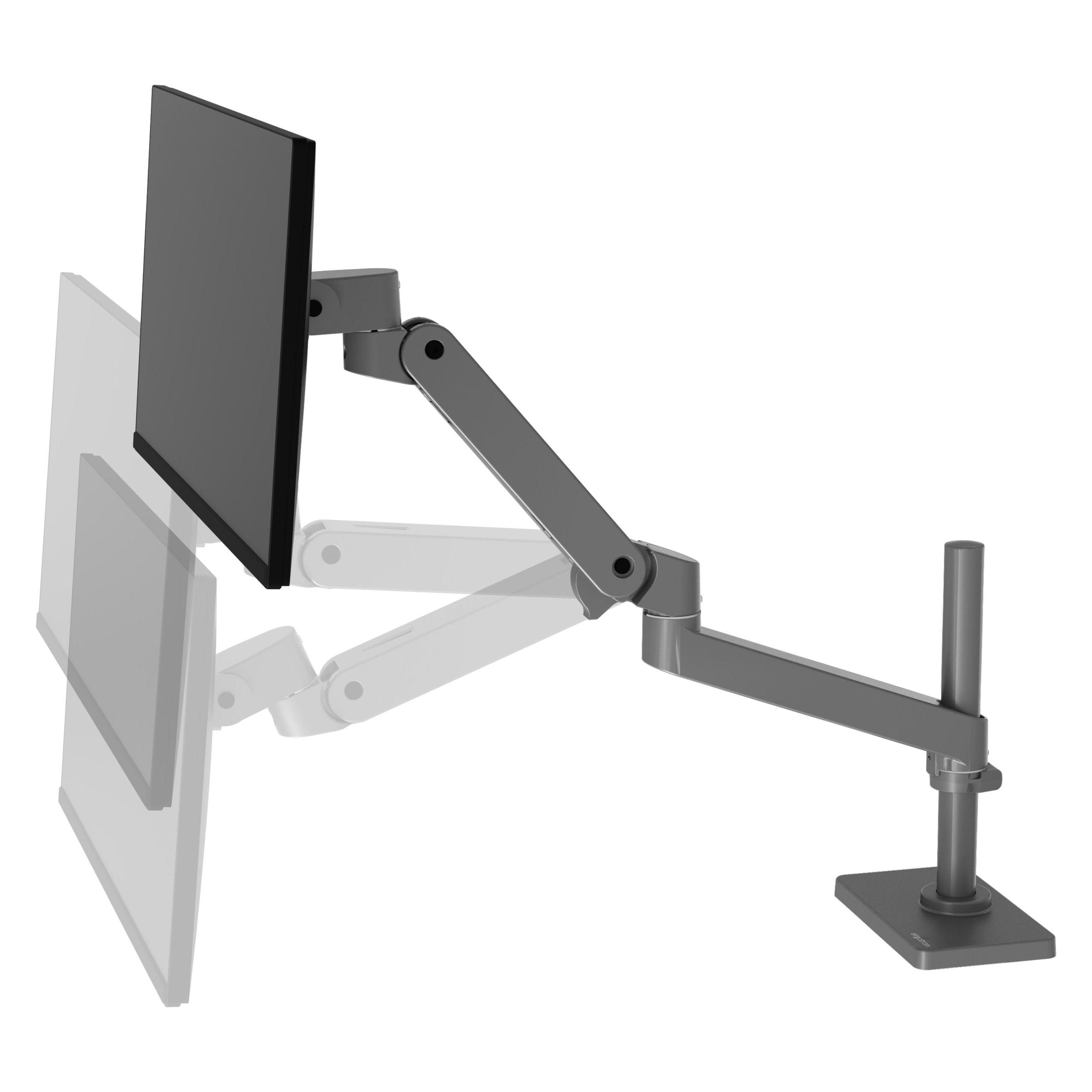 Ergotron LX PRO ARM SINGLE DISPLAY TALL POLE darkgrey (Tisch, 34", 10 kg) (45-695-293)