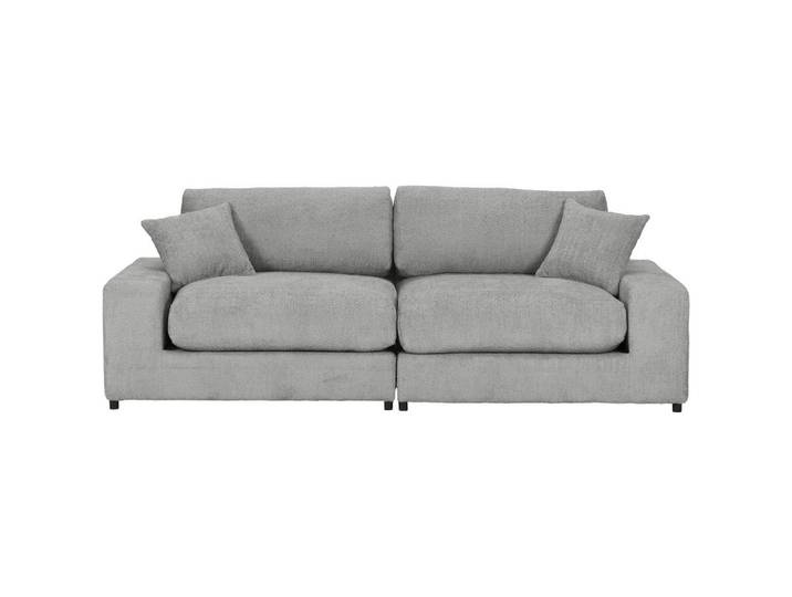 Landscape Bigsofa, Grau, Kunststoff, Füllung: Schaumstoffflocken,Schaumstoffflocken,Schaumstoffflocken, 240x76x125 cm, Stoffauswahl, Rücken echt, Wohnzimmer, Sofas & Couches, Sofassofas