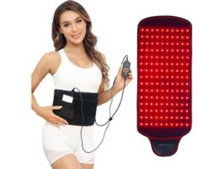 Ceinture de Thérapie JOBYNA Lumière Rouge et Infrarouge 660nm 850nm Douleur Température Réglable