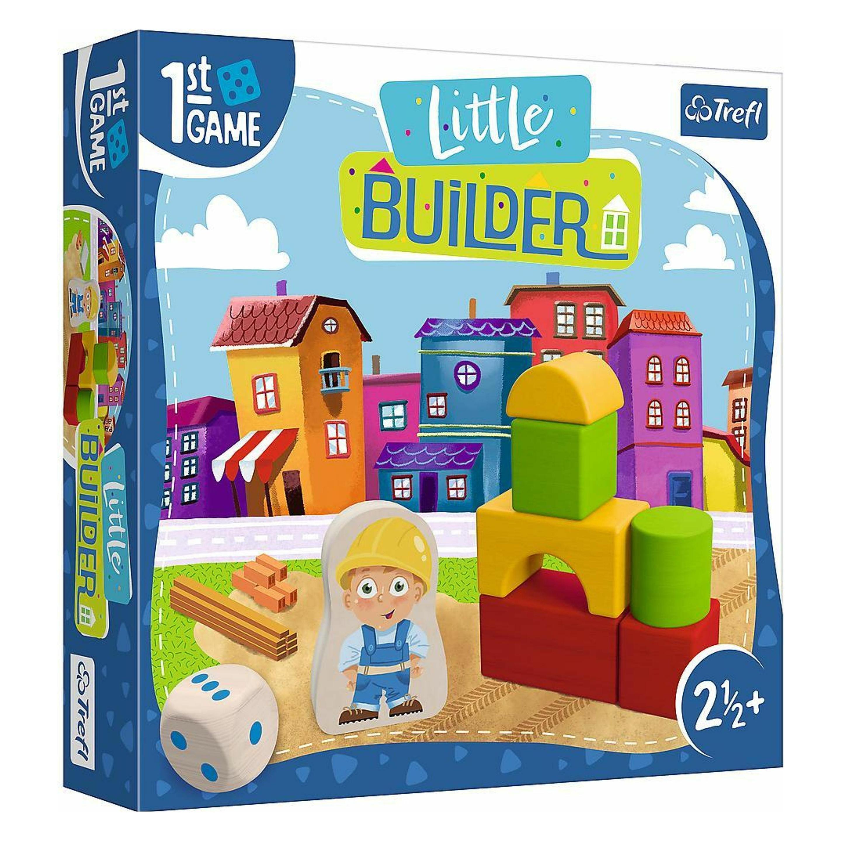 Trefl Gra Little Builder (Deutsch, Englisch, Französisch, Italienisch, Spanisch, 2 - 4 Spieler) (02342)