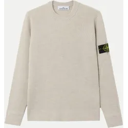 Strickpullover aus Schurwolle Beige XL