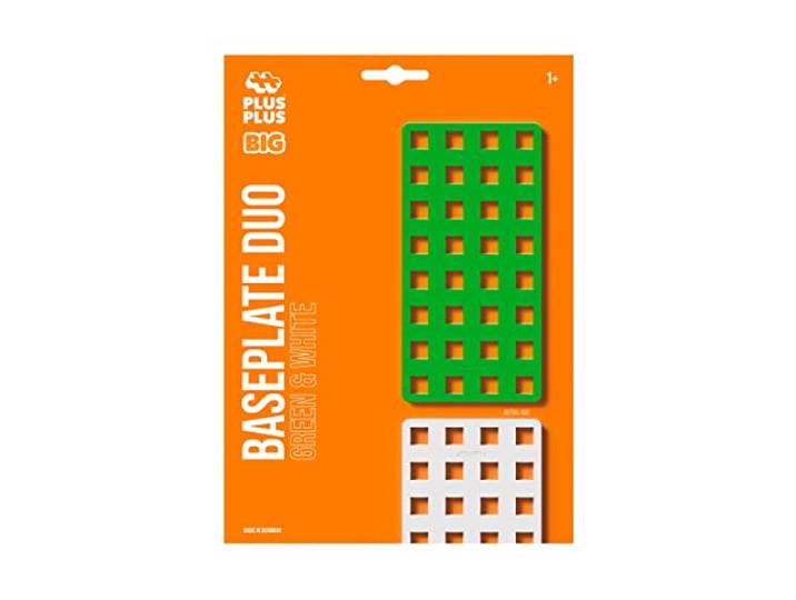 Plus-Plus 9603287 Ingenieus bouwspeelgoed, groot Pegboard, groen/wit, 2 stuks