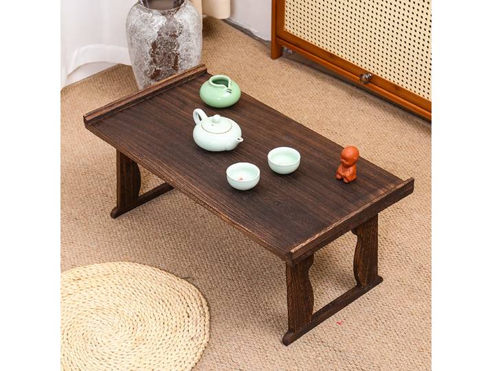 Tables basses pliantes de style ancien Tables de calligraphie d'apprentissage chinois traditionnel Tatami petits meubles de maison Quemo JT40E