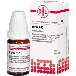 BORAX D 12 Globuli 10 g Globuli