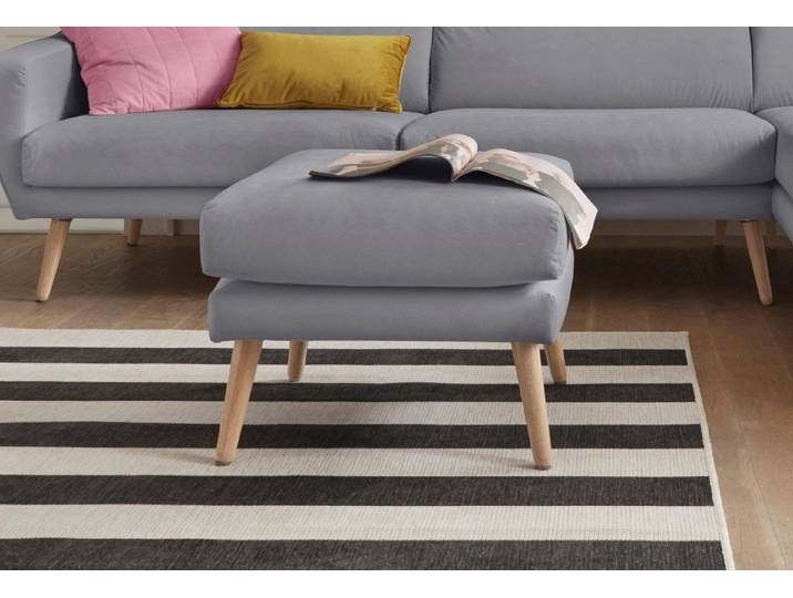 OTTO home Hocker Bille, mit Eiche-Beinen, Design by Morten Georgsen