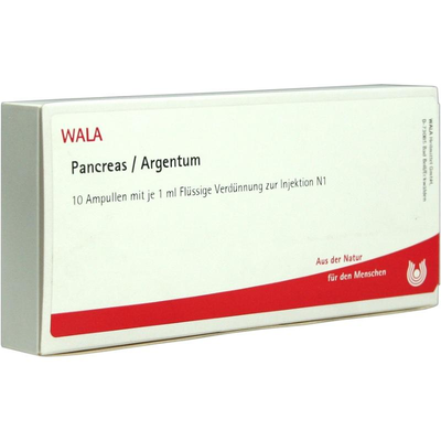 WALA Heilmittel GmbH PANCREAS/ARGENTUM Ampullen 10X1 ml 02086313