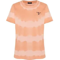 CHIEMSEE T-Shirt mit Batik-Unikat, Größe XS in Orange 161442
