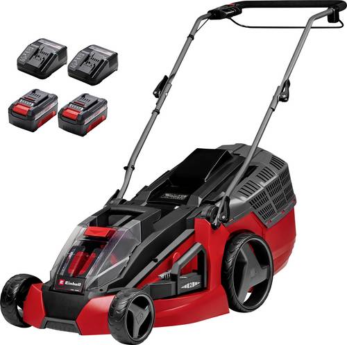 Einhell Power X-Change GE-CM 43 Li M Kit (2x4,0Ah) Akku Akku-Rasenmäher inkl. Ladegerät, inkl. 2. Akku 36V Schnittbreite (max.)