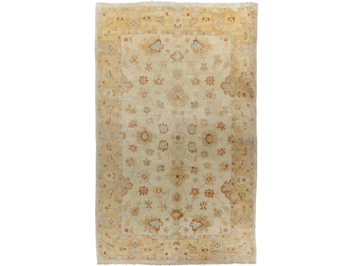 Usak Teppich 351x566 Handgeknüpft Orientteppich Wolle