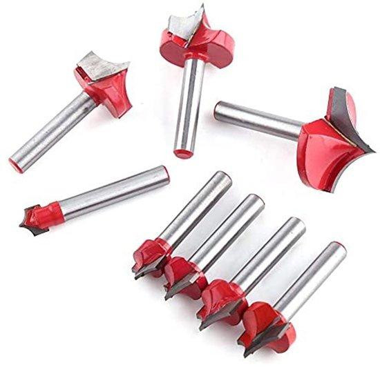 FTVOGUE Dubbelbladig CNC Houtbewerkingsgereedschap 6mm voor acryl, MDF en PVC