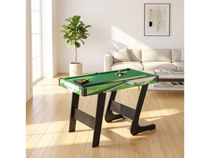 SPORTNOW Billard Pliable Vert 104x55,5cm Accessoires Inclus