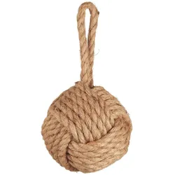 IB Laursen Türstopper mit Knoten Jute, Höhe 13.5, Ø 13.5 cm