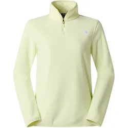 The North Face Damen Glacier 1/4 Zip Fleecepullover - S - Lemon Mist