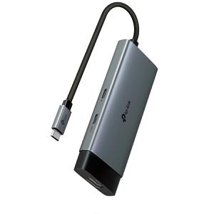 TP-Link Dockingstation 5-in-1, UH5020C, 100 Watt, für Notebooks, USB-C 3.0