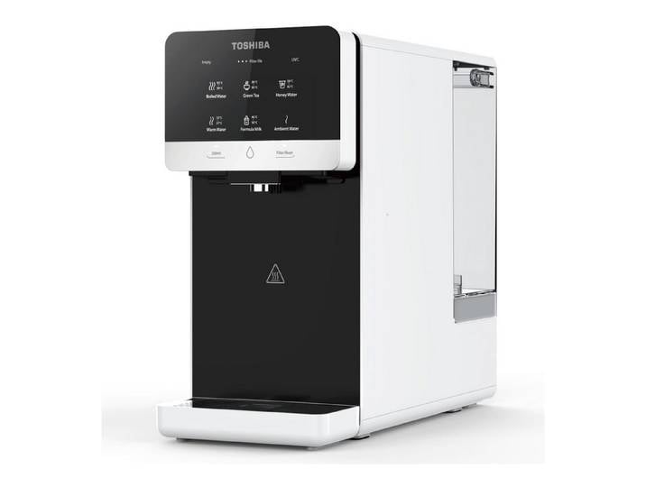 Toshiba Wasserfilter Toshiba Osmoseanlage Weiß, 5in1 Filter, Einstellbare Temperatur, Ohne Wasseranschluß