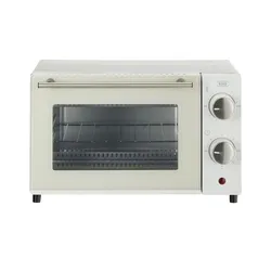 KHG Minibackofen  MBO-10W , weiß , Metall lackiert,Glas , Maße (cm): B: 36,5 H: 22 T: 27.0