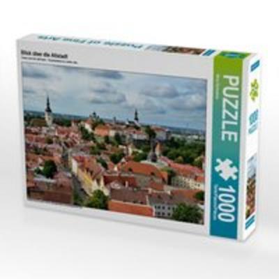 CALVENDO Puzzle Blick über die Altstadt | 1000 Teile Lege-Größe 64x48cm Foto-Puzzle für glückliche Stunden