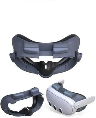 Uplift Essentials Active Air Circulation Cooling Facial Interface Mask & Sweatproof Leather Cushion Set For Meta Quest 3 Active Air Circulation Cooling Facial Interface Mask & Sweatproof Leather Cushion Set For Meta Quest 3
