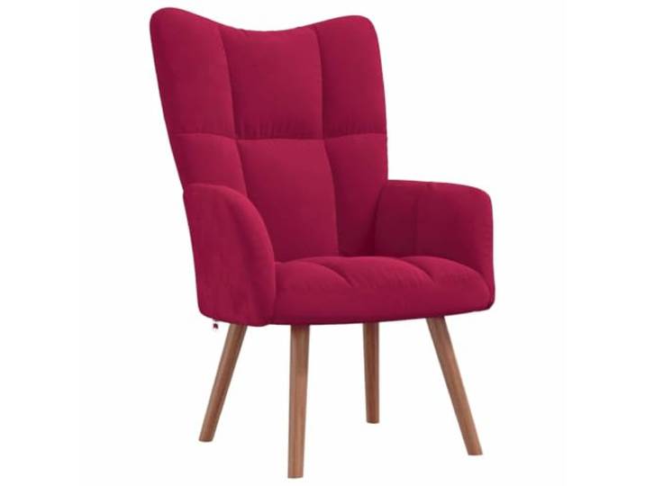 Makastle Relaxsessel Weinrot Samt