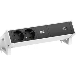 BACH 902.934 - DESK2 2xSchutzkontakt USB C, USB Charger 60W 0,2m GST18 weiss