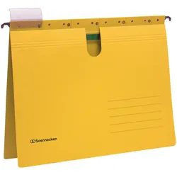 Soennecken, Mappe, Hängehefter gelb A4 kfm.Heftung 220g Recyclingkarton 25 St./Pack. (A4, 25x)