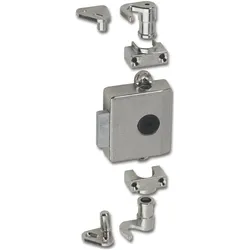 Junie, Türschloss + Schliesszylinder, ASS 7781 Zylinder-Drehstangenschloss Dornmass 40 mm, Zamak vernickelt