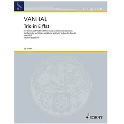 Trio Es-Dur op.20,5 für Klarinette, Violine und Klavier (Vc, Fag), Fachbücher von Johann Baptist Vanhal