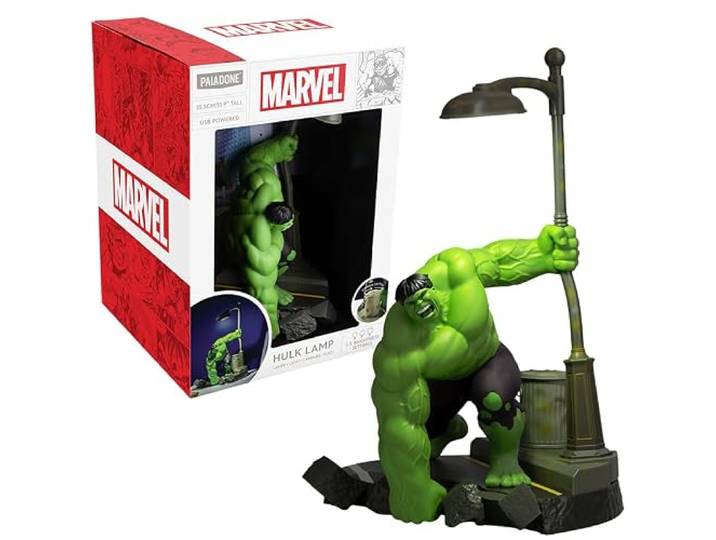 Lampe Diorama Marvel Hulk - Produit Marvel officiellement licencié