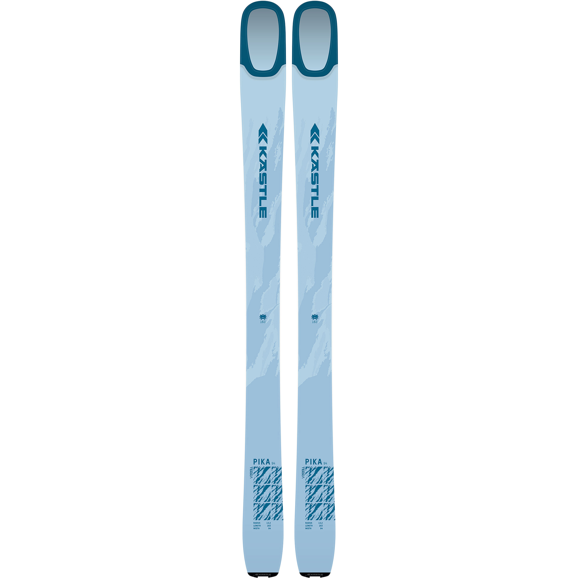 Kästle Pika 94 Tourenski 26/27 Damen Tourenski blau Größe 163cm Skitour