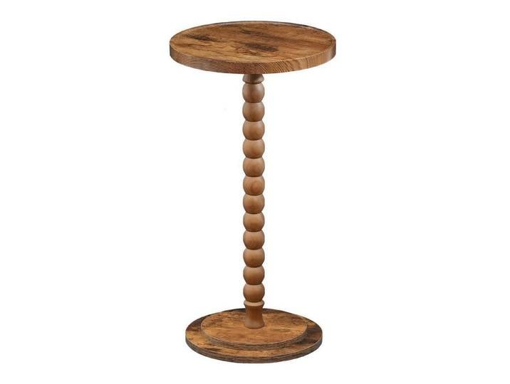 LuxusKollektion Beistelltisch Runder Beistelltisch Vintagebraun (1-St)