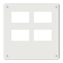 Striebel & John RD36F4 Deckblech 3FB/T6 für 2x TZ-Flansche, lose Lieferung 2CPX047124R9999