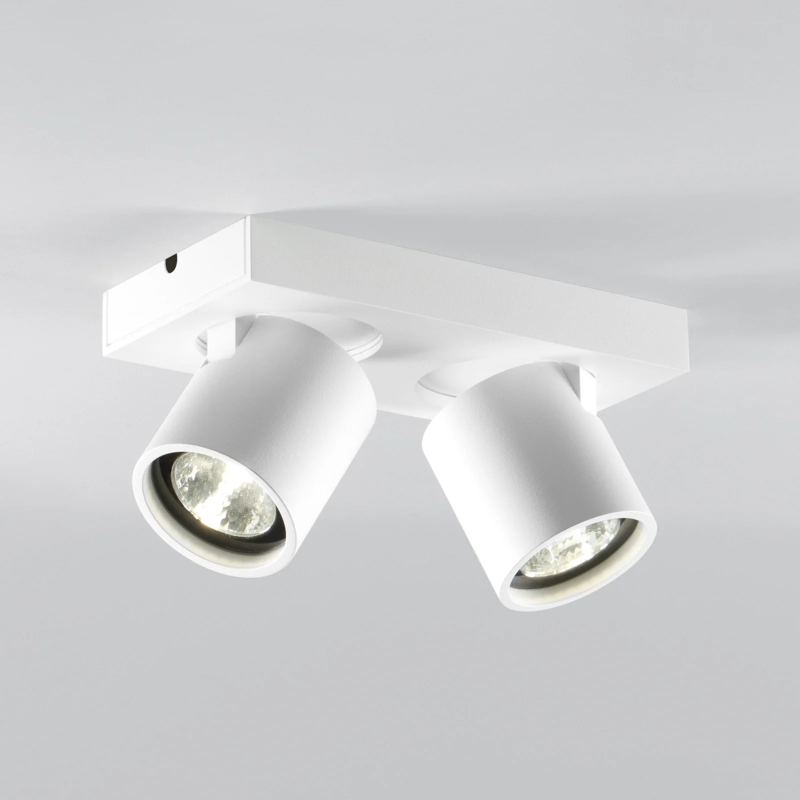 Light-Point Focus 2 LED-spot wit, 2-lamps, CCT, draaibaar, aluminium designer spot voor de woonkamer