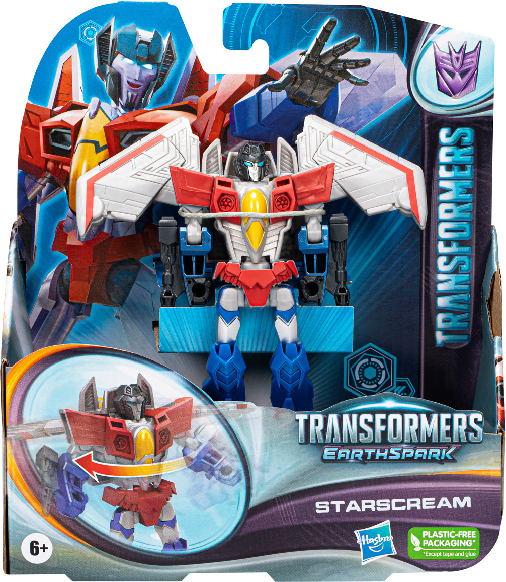Hasbro Transformers EarthSpark Warrior Starscream, meerkleurig, 63 gram