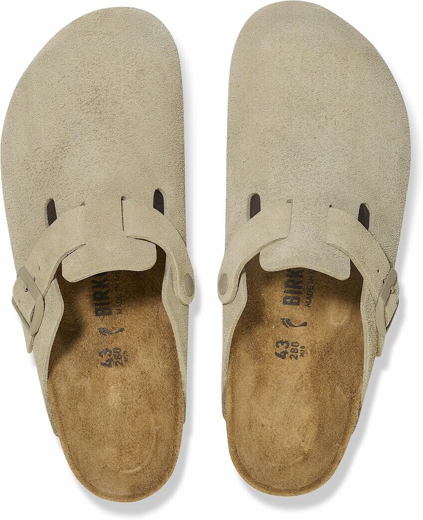 BIRKENSTOCK Sabots en cuir suédé Boston