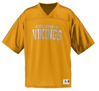 Augusta Sportswear 257 Athletic Stadium Replica Jersey T-Shirt in Gold size XS   Polyester Mesh
