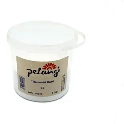 Pelangi Titanweiß Rutil 22 - 1 kg Eimer