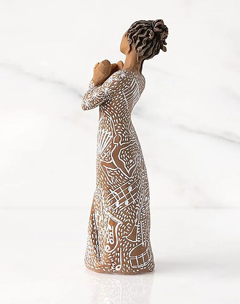 WILLOW TREE Figur - Music Speaks 18cm weiss B