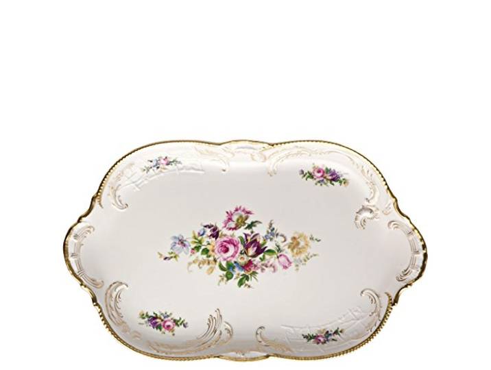 Rosenthal Platte 39x24,5cm SANSSOUCI Elfenbein Diplomat