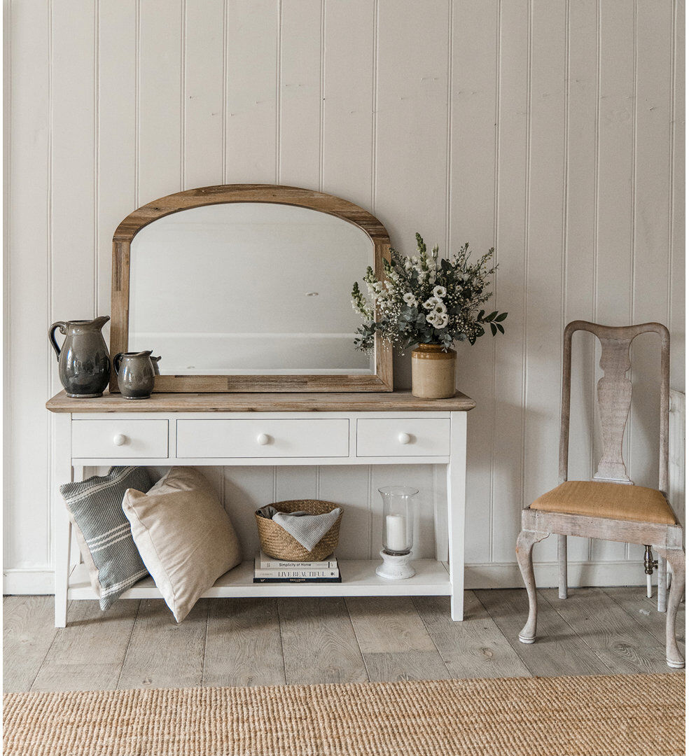 Three Posts Bayou 143 cm W Console Table White 76cm H X 143cm W X 34cm D