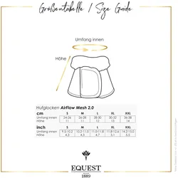 EQuest Hufglocke Air Flow Mesh 2.0, 2er Set, weiß, M / Cob - schützt den Hufballen des Pferdes