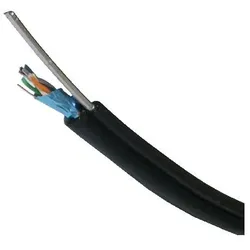 Datacom FTP dr át Cat5e samonosnÃ1⁄2 OUTDOOR blk (FTP, CAT5e, 100 m), Netzwerkkabel