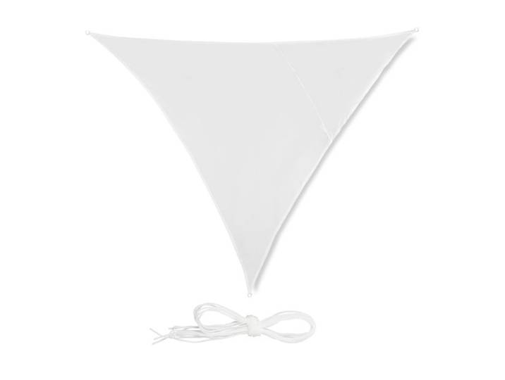 Relaxdays Voile d'ombrage triangle blanc