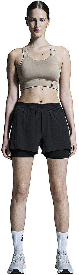 ON Damen Laufshorts 2in1 3 Performance schwarz   XS W
