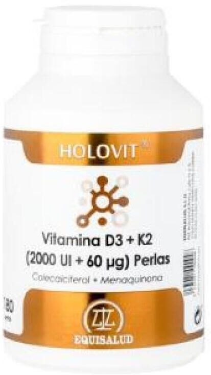 Equisalud Holovitvitamin D3 2000Ui + K2 60 mg 180 Pearls