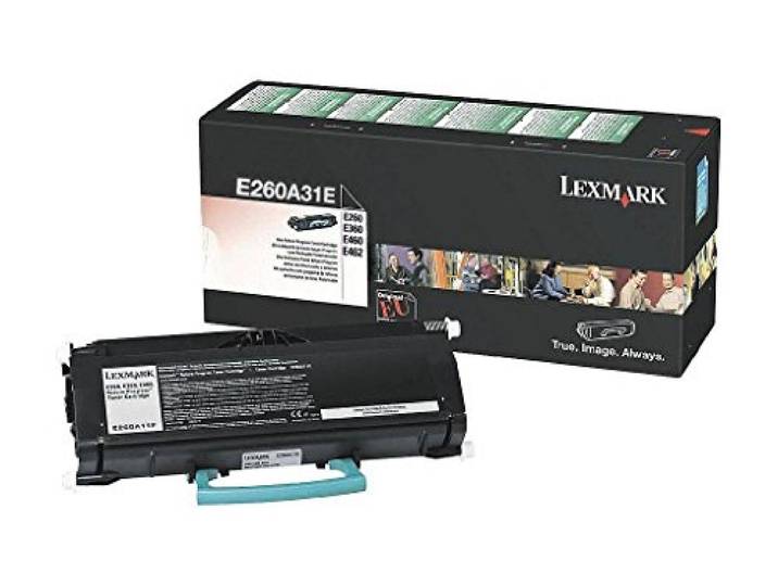 Lexmark E260A31E Cartouche toner pour E260/E360/E460/462 Noir