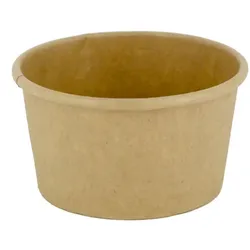 MONOUSO - Kraft karton-Saucengläser 75ml Ø7,3cm (50 Stück)