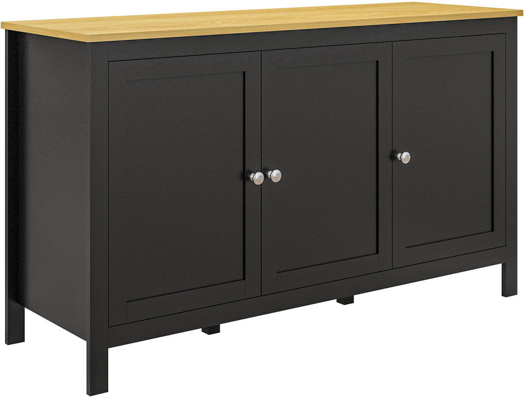 Brayden Studio 120 cm W Sideboard Black 70cm H X 120cm W X 40cm D