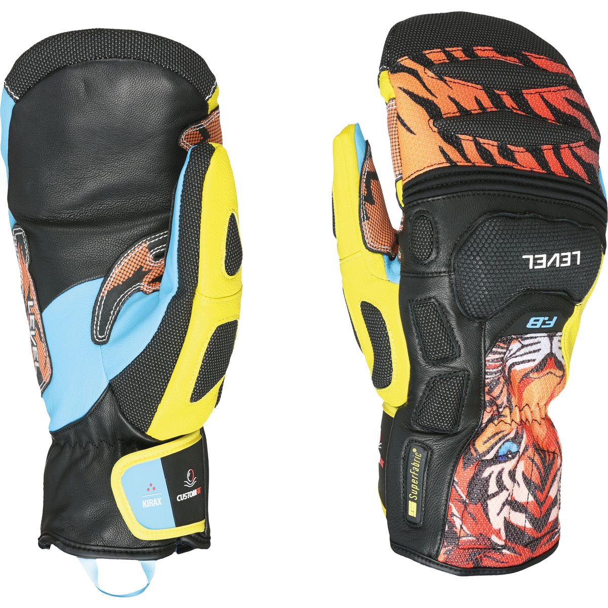 Level SQ CF Mitten orange (13) 9 3018UM-13-9